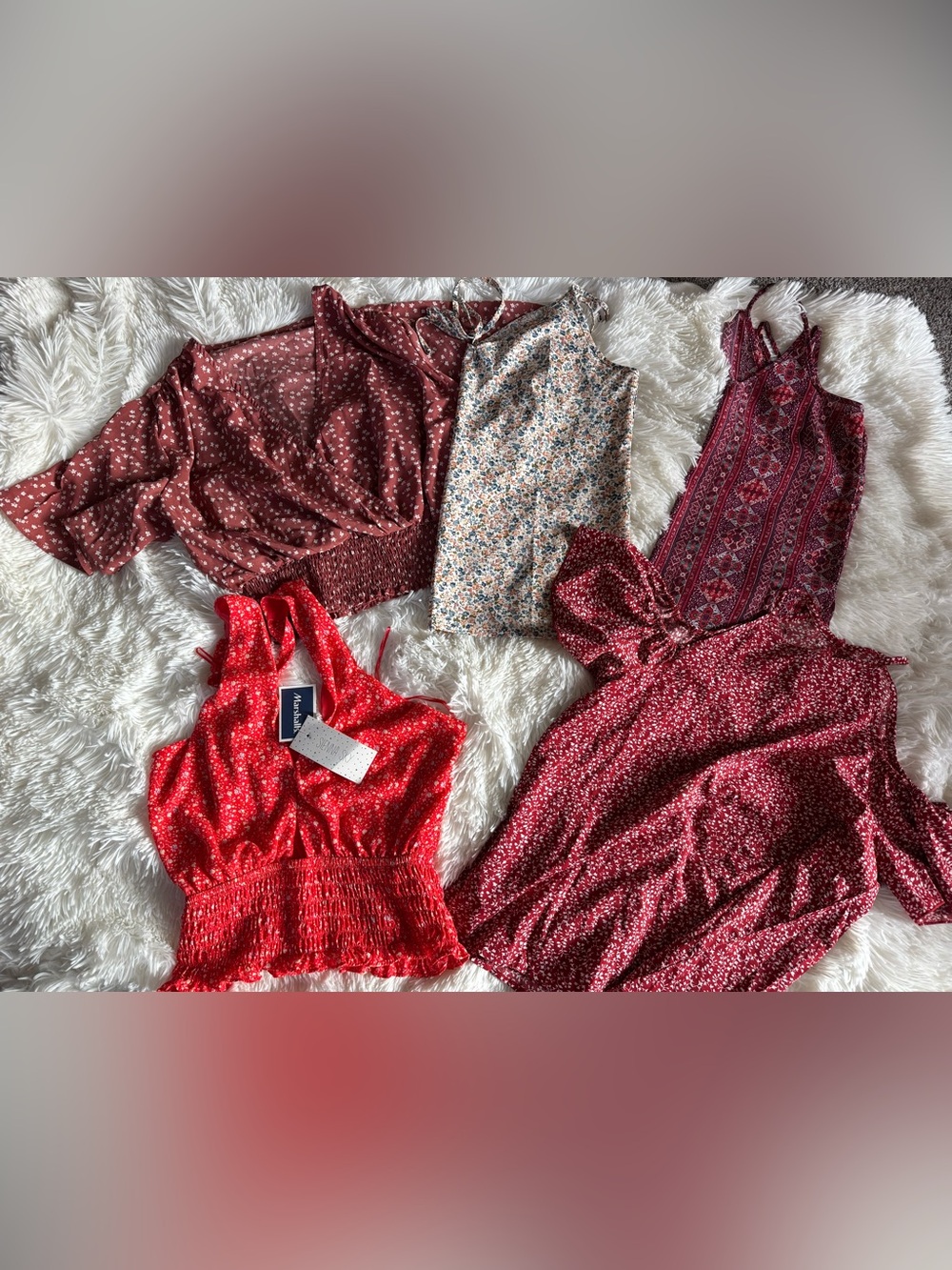 Floral Print Women’s Tops bundle (5)